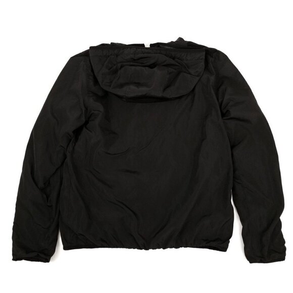 The Kooples Sport Reversible Windbreaker Hoodie Jacket Zip Up Mens Medium Black - Picture 3 of 11